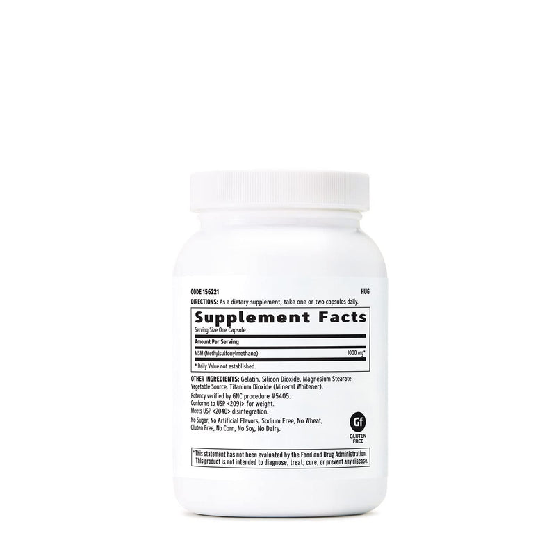 [Australia] - GNC MSM 1000mg, 90 Capsules, Supports Joint Cartilage 