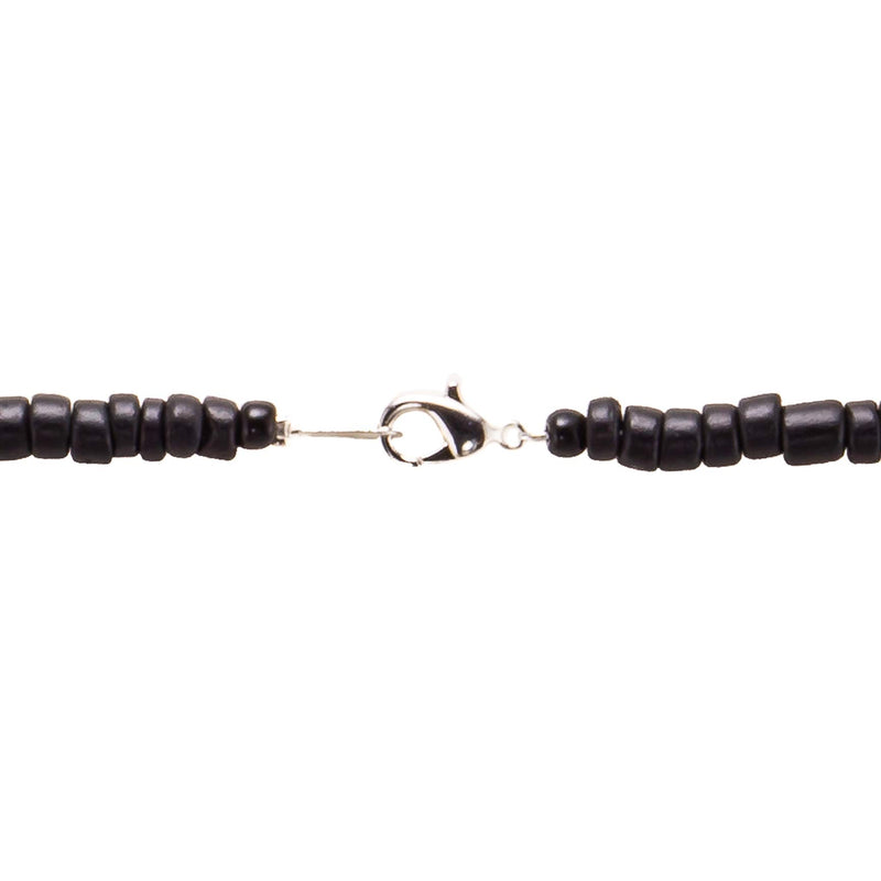 [Australia] - BlueRica Ankh Pendant Necklace Black Rasta Ankh 20" 