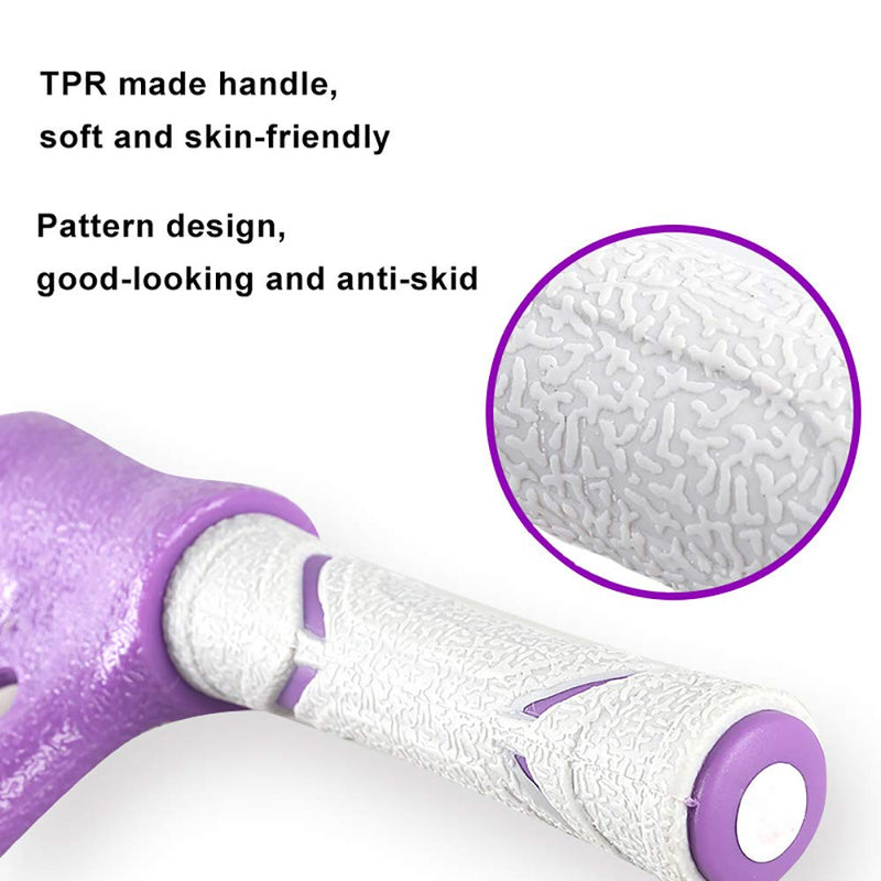[Australia] - AIKOTOO Pedal Resistance Band Elastic Pull Rope Fitness Sit-up Exercise at Home Gym Yoga Workout Equipment Multifunction Pedal Arm Leg Trainer Slimming Bodybuilding Abdominal Training Purple 