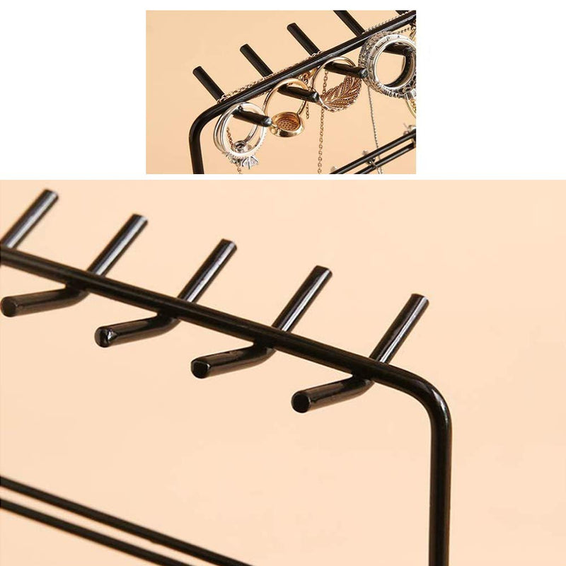 [Australia] - Jewelry Organizer ， Jewelry Holder ， Perfect Earrings, Necklaces and Bracelets Holder ，Black Black 