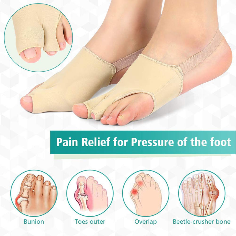 [Australia] - Big Toe Separator Bunion Corrector Bunion Relief Bunion Splint Improved Thumb valgus orthosis Silicone valgus orthosis for Hallux Valgus 