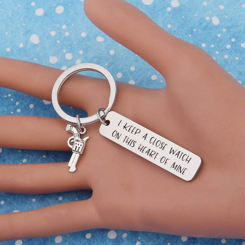 [Australia] - bobauna I Keep A Close Watch On This Heart Of Mine Johnny Cash Keychain Inspirational Recovery Gift close watch keychain 