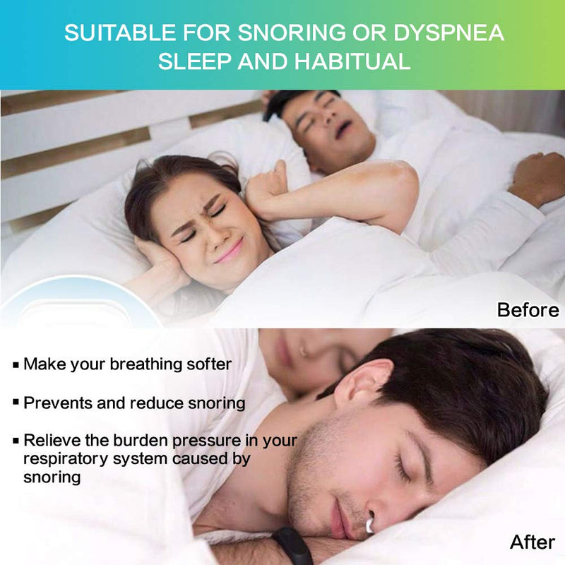 [Australia] - Beauty Pear Anti Snoring Devices, 5 Pack Magnetic Anti Snore Nose Clip, Snore Stopper for Women and Men, Comfortable Nasal Sleeping Aid to Relieve Snore 
