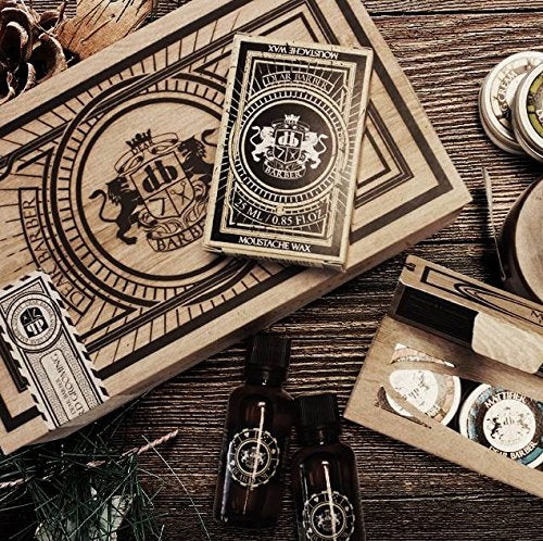 [Australia] - Dear Barber Moustache Wax, Flexible, Easy Styling Strong Hold, Protects Skin Conditions Hair, Keep Hold All Day, 25ml 