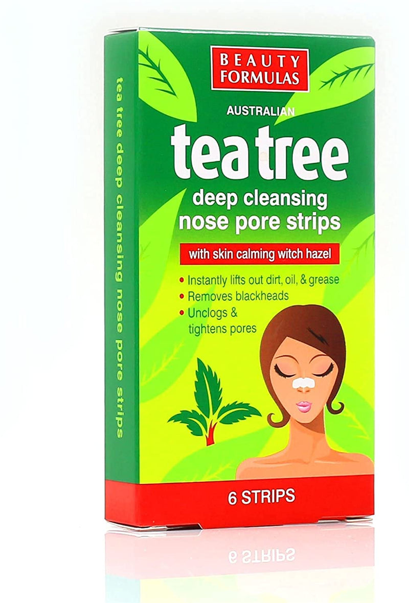 [Australia] - 24x Australian Tea Tree & Witch Hazel Nose Strips | Removes Blackheads, Unclogs & Tightens Pores 