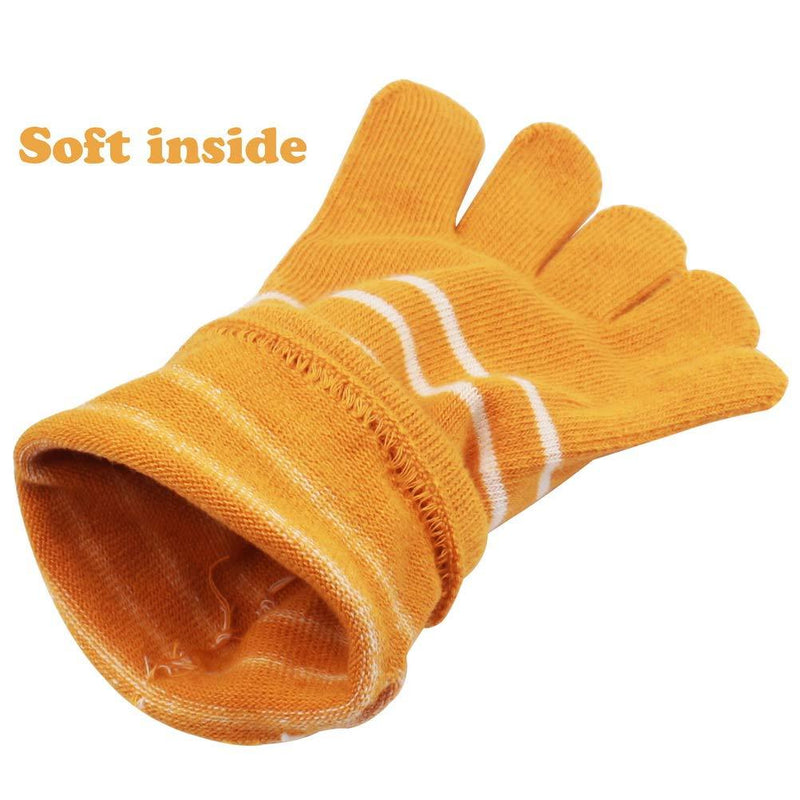 [Australia] - 4 Pairs Women's Toe Socks, Women's Five Finger Socks Cotton Running Short Socks Mini Crew Socks 