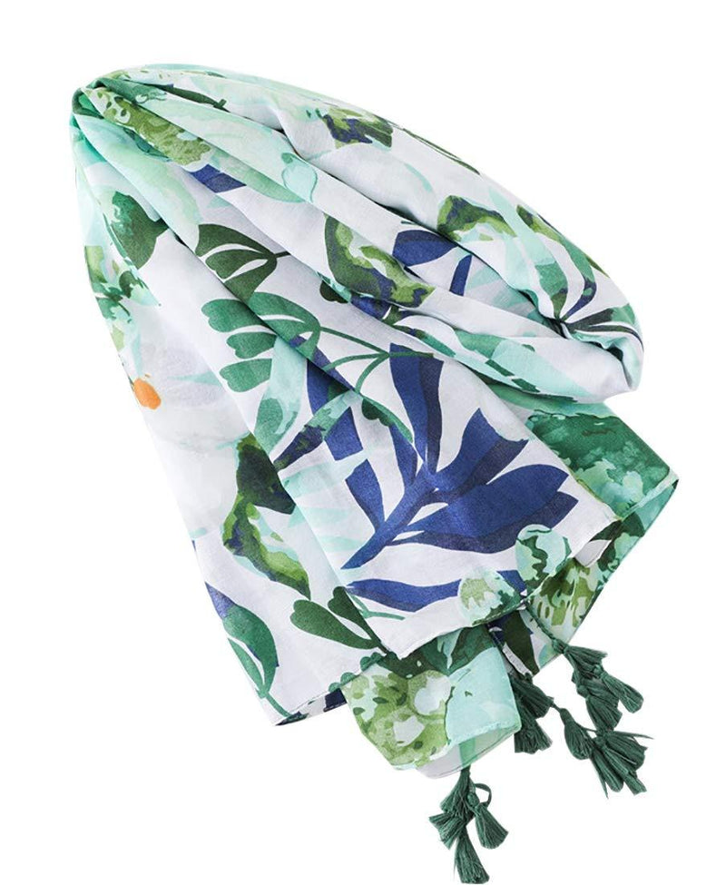 [Australia] - FAIRYGATE Green Scarfs for Women for Travel Beach Cover Up Wrap Shawl Scarves 32226 