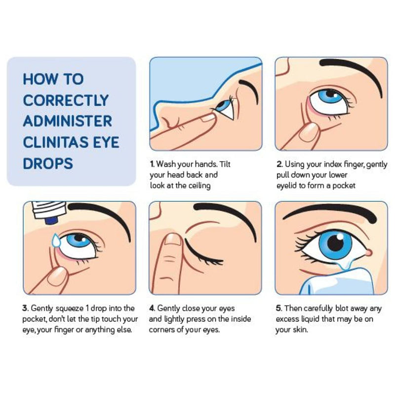 [Australia] - Clinitas 0.2% Soothe Eye Drops for Dry Eye. Suitable for Contact Lens wearers and Preservative Free for The Relief of Dry and Gritty Eyes 10ml Multi use Bottle 