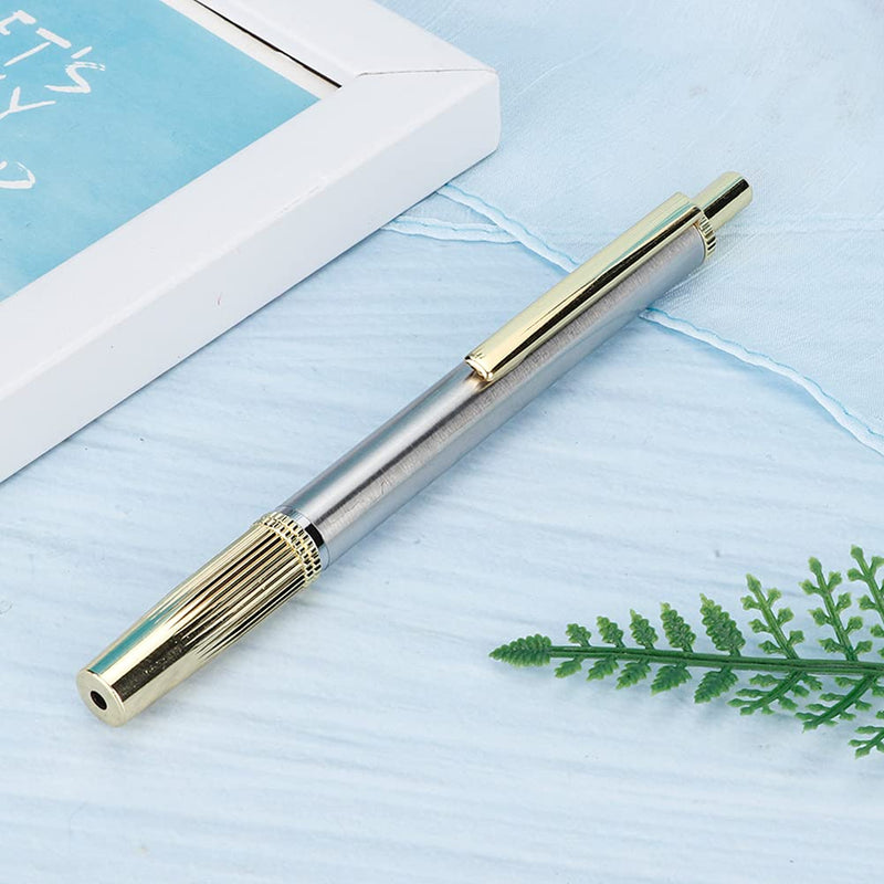 [Australia] - Automatic Blood Lancing Pen, Needle Sticking Automatic Rebound Service Life Adjustable Lancing Device Made of Stainless Steel for Blood Test 