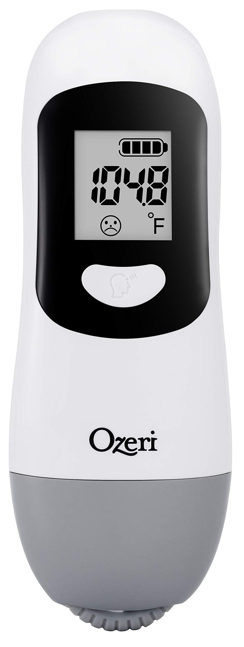 [Australia] - Ozeri Kinetic Non-Contact Forehead Thermometer with Battery-Free Infrared Technology White 