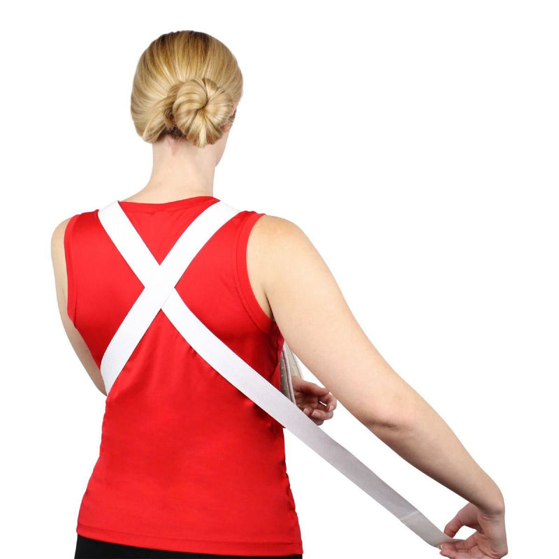 [Australia] - Adjustable Foam Arm Sling Shoulder Immobilizer - Use While Sleeping Support for Rotator Cuff, Broken and Fractured Bones, Sprains, Strains, Tears, post surgery & Dislocations by Brace Direct 