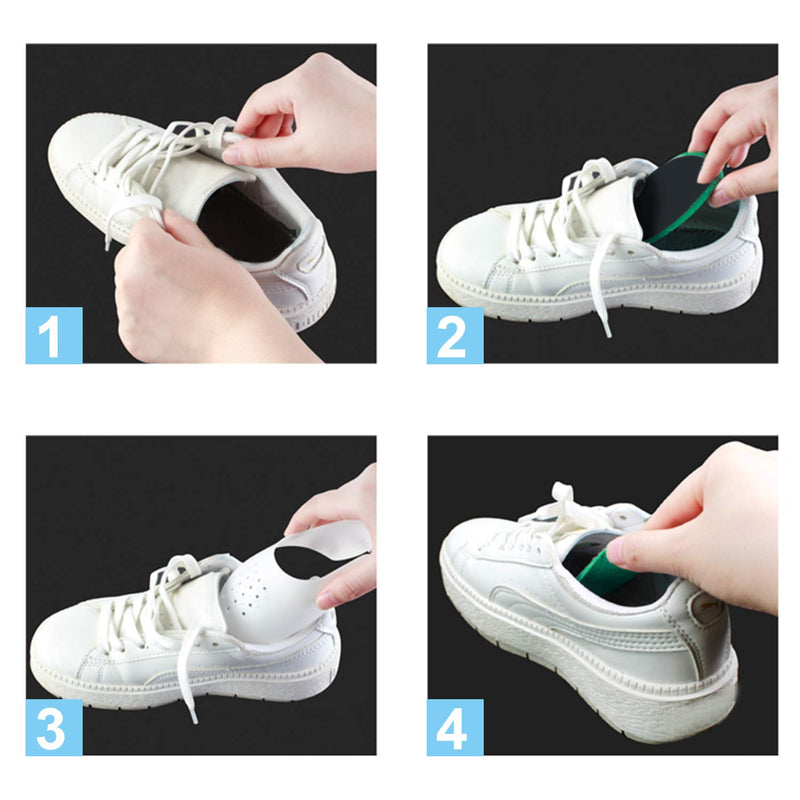 [Australia] - 6 Pairs Anti-Wrinkle Shoes Creases Protector Toe Box Decreaser, Prevent Shoes Crease Indentation, Men's 7-12/ Women's 5-8 Large 