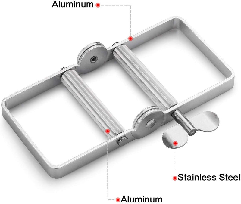 [Australia] - Yrlehoo Toothpaste Squeezer Metal Tube Squeezer Tool Wringer for Toothpaste Paint Tube Hair Color Dye Hand Cream 