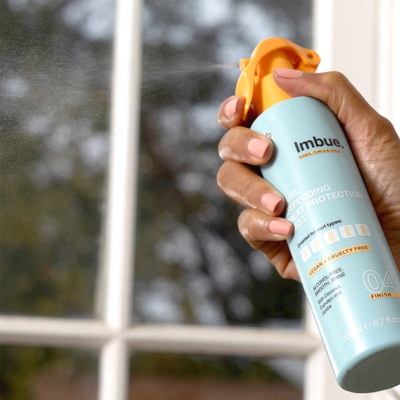[Australia] - Imbue Curl Defending Heat Protection Mist - Vegan and Curly Girl Compliant 200 ML Paraben Free 
