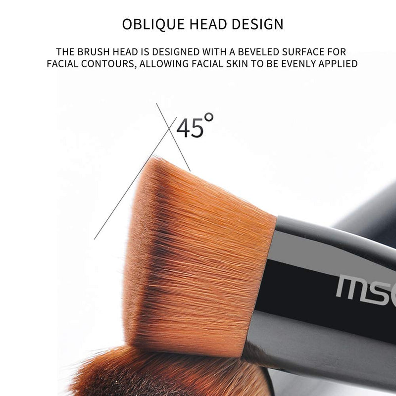 [Australia] - Foundation Brush Angled MSQ Makeup Brush Face Brush - Perfect for Blending Liquid, Cream, Concealer -Premium Quality Synthetic Dense Bristles 