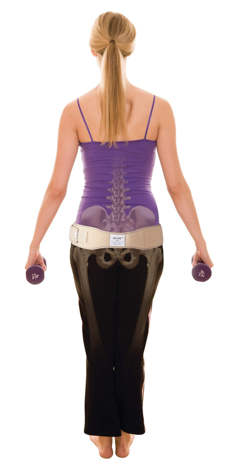 [Australia] - OPTP SI-LOC Sacroiliac Support Belt - Large/Extra Large (671) - Low Back and Pelvic Pain Relief Large/X-Large (Pack of 1) Standard Packaging 