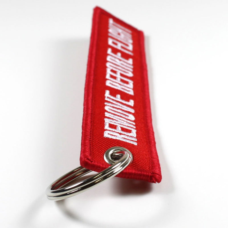 [Australia] - Remove Before Flight Key Chain - Red/White 1pc by Rotary13B1 