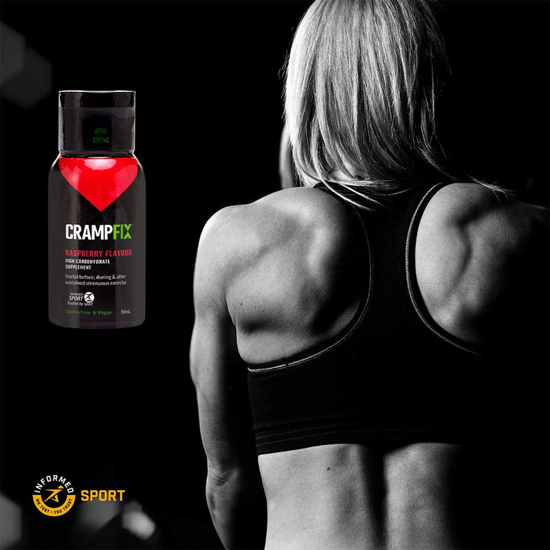 [Australia] - Crampfix 50ml Flip-Top Lid Squeeze Bottle - Fast & Effective Relief from Muscle Cramp (Raspberry) Raspberry 
