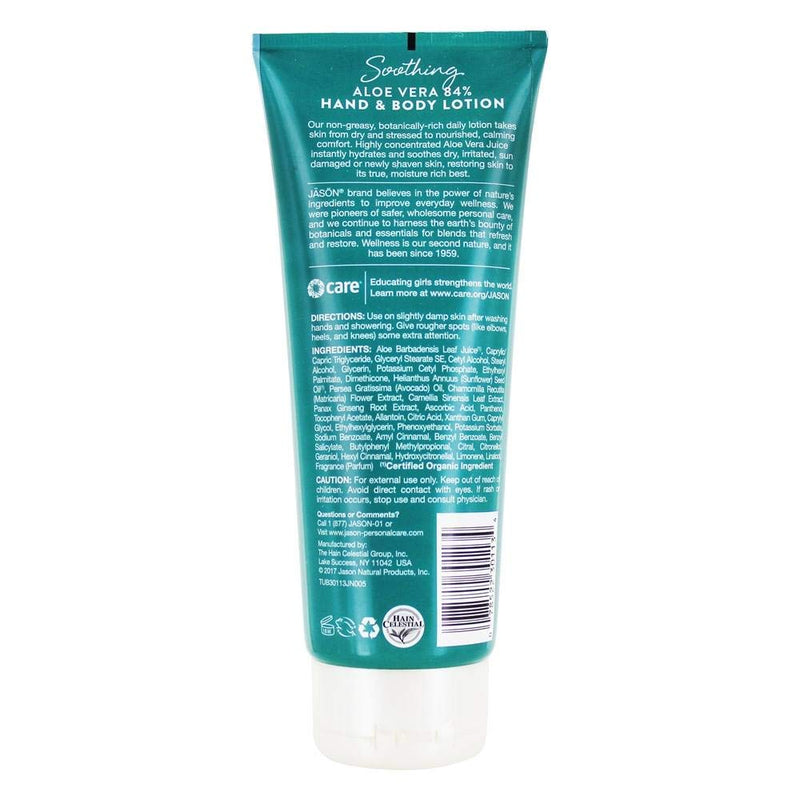 [Australia] - Jason Soothing Aloe Vera 84% Hand & Body Lotion 8 oz 