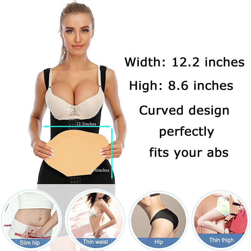 [Australia] - VORCY Ab Board Post Surgery Abdominal Board Compression Lipo After Liposuction Tummy Tuck Flattening Abs Belly Ab Board One Size Apricot 