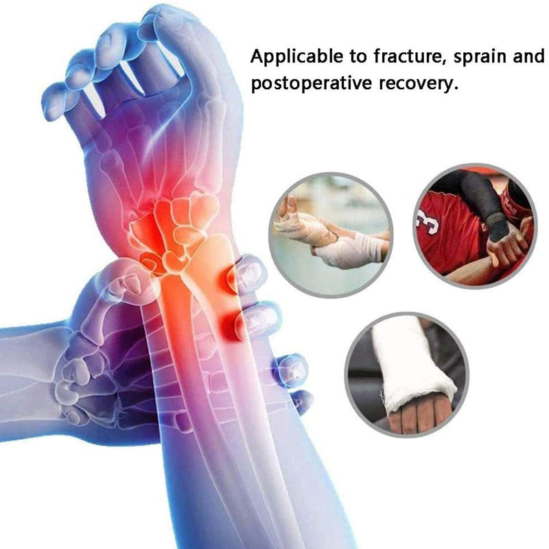 [Australia] - TOVIKI Wrist Support Brace Left Hand with 2 Metal Splints for Joint Pain Arthritis Carpal Tunnel Pain Tendonitis for Men and Women Black 