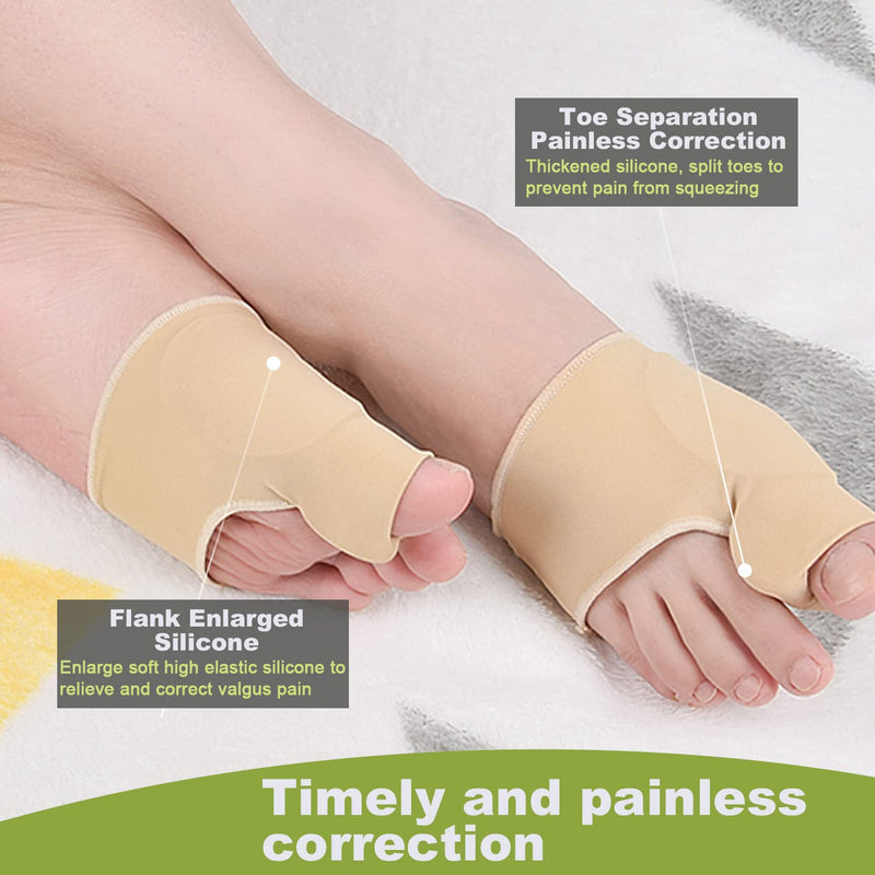 [Australia] - AWAVM 3-piece hallux valgus correction kit contains hallux valgus correction thumb valgus orthopaedic socks, day and night, toe separator, silicone separator 