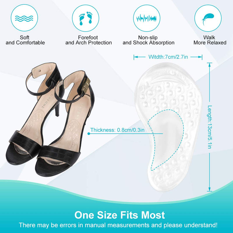 [Australia] - Gel Instep Arch Support, Arch Pad for Flat Feet, High Arch, Fallen Arch Support Insoles for Women Men & Kids, One Size Fits All 