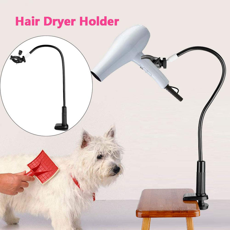 [Australia] - Liyeehao Holder, Clamp Stand Hair Styling Holder Blow Holder, Stand Dryer Holder Dryer Stand, for Outdoors for Home 