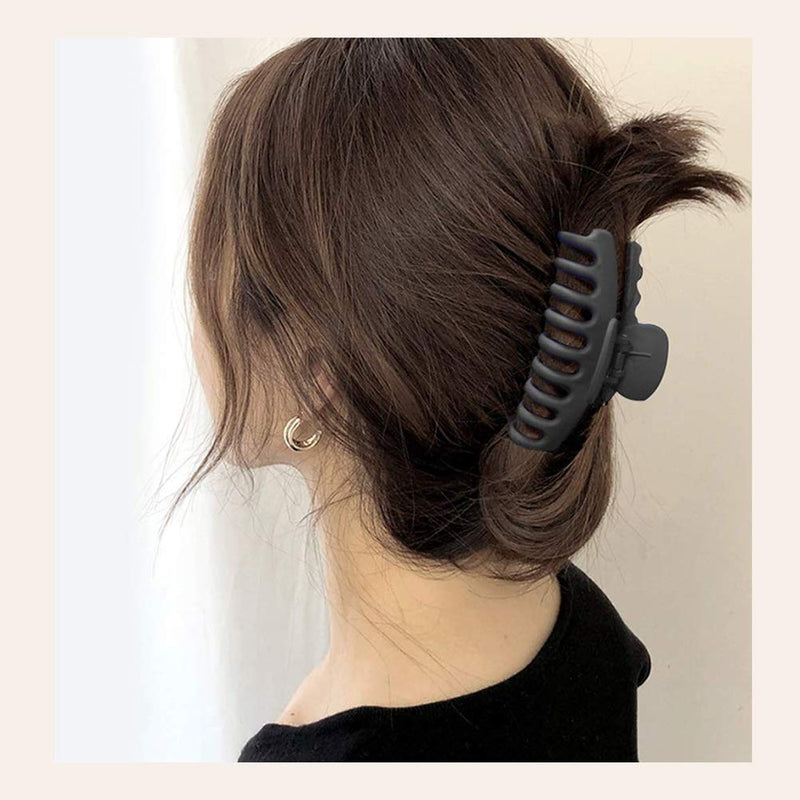 [Australia] - FANTESI 6 PCS Hair Claw Clips Big Claw Clips, Non slip Hair Clip Strong Hold Jaw Clips for Women and Girls Straight, Curly & Wavy Hair (3.6 Inch ) 