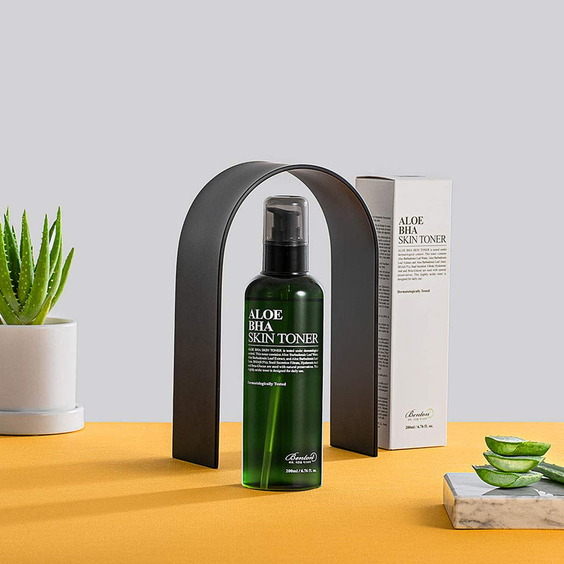 [Australia] - BENTON Aloe BHA Skin Toner 200ml (6.76 fl. oz.) - Contains 80% Aloe Skin Exfoliating & Moisturizing Facial Toner, Removes Dead Skin Cells and Blackheads, Acne Prevention, Soothing Effect 