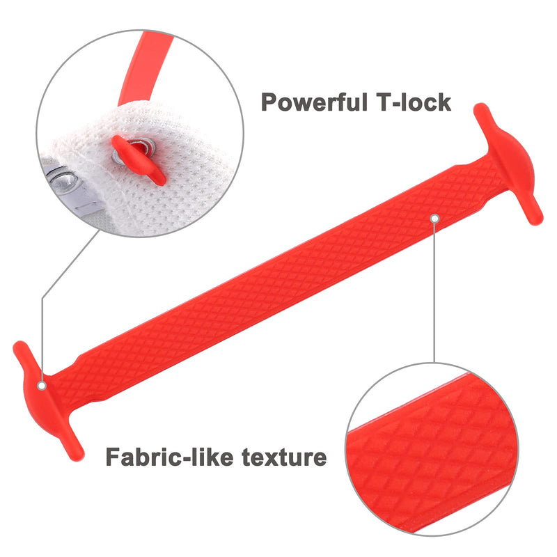 [Australia] - SDARMING No Tie Shoe Laces for Kids and Adults,Elastic Silicone Shoe Laces for Trainers,Waterproof Elastic Tieless Running Shoe Laces Black&white 