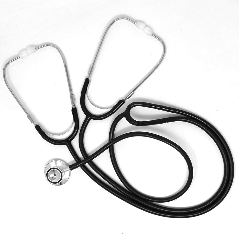[Australia] - Ever Ready First Aid Dual Head Teaching Stethoscope - Nursing Student Stethoscope - Medical Training Stethoscope, Black 