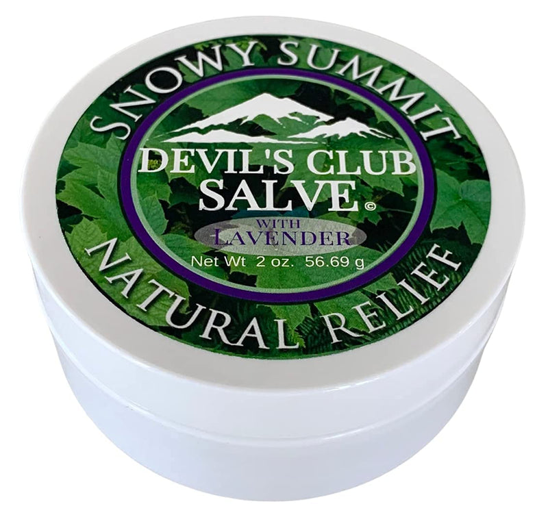 [Australia] - Lavender Devil's Club Salve, Snowy Summit, Salve, Pain Relief, Natural Relief, Devil's Club, All Natural, Herbal Salve, Alaska Devil's Club Salve 
