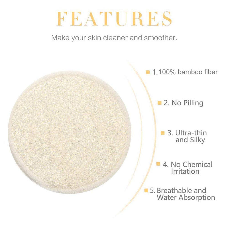 [Australia] - WeTest Reusable Makeup Remover Pads White 