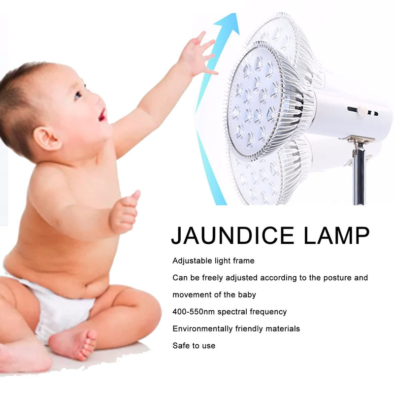 [Australia] - Blue Led Therapy Lamp Light Head Adjustable Face And Body Yellow Removing Compound Blue Lamp Light Therapy,15w Infant Jaundice Face Lamp Spotlight Newborn 