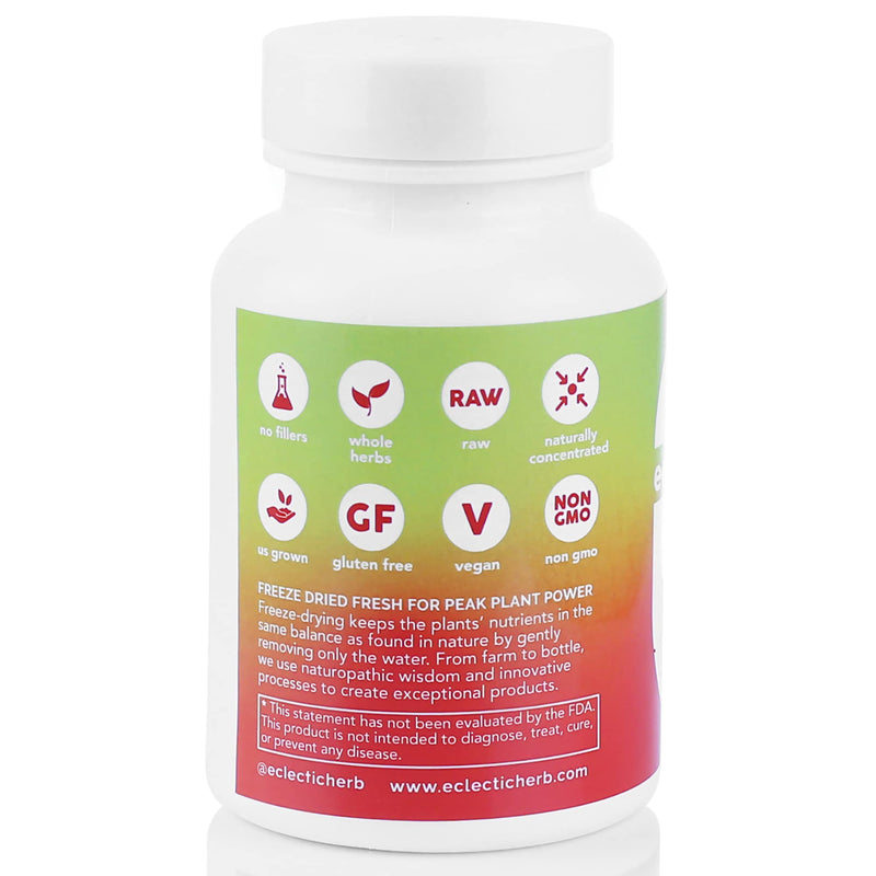 [Australia] - Eclectic Institute Raw Freeze-Dried Non-GMO Nettle Leaf | Healthy Sinus Support, Histamine Response & Respiratory Wellness | 90 CT 