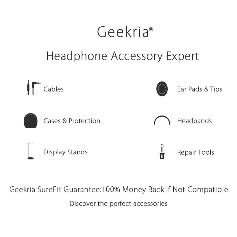 [Australia] - Geekria® 3 Pairs Replacement Silicone Eartips Earbuds Compatible with JayBird BlueBuds X, X2 Bluetooth Sport Headphones (Size L) 