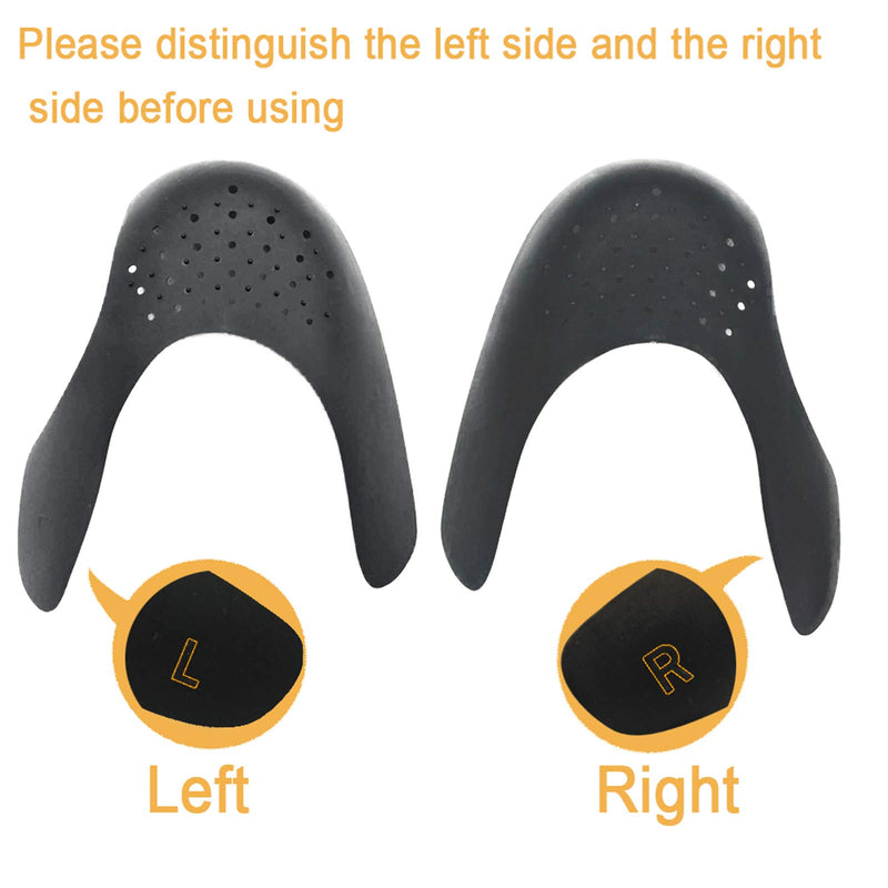 [Australia] - 6 Pairs Shoe Crease Protector, Trimmable Crease Guards with Breathable Venting Holes for Casual Shoes Sneakers Prevent Front Creases Indentation 