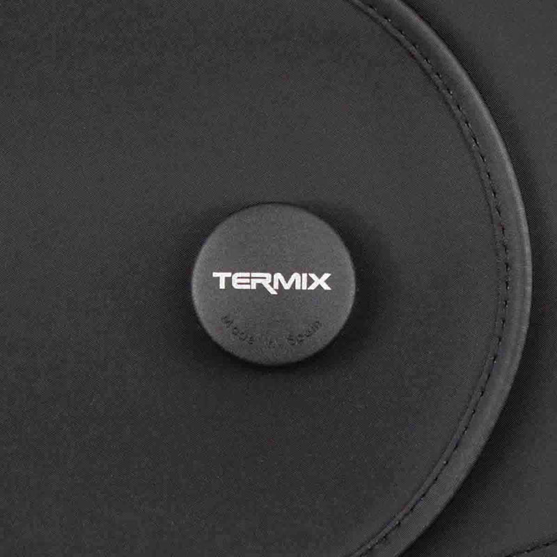 [Australia] - Termix Profesional Hair Cutting Cape large black- Waterproof surface and magnetic button 