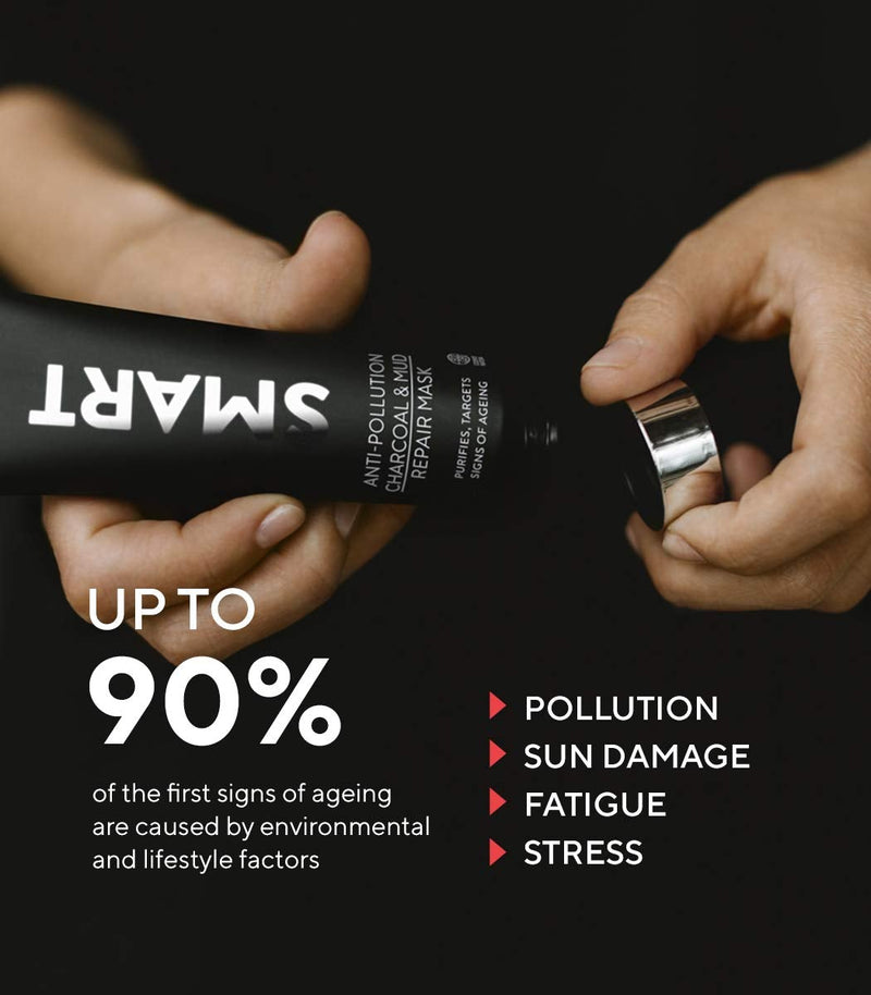 [Australia] - M√ÅDARA Organic Skincare | SMART Anti-Pollution Repair Mask - 60ml, With Black Northern Mud, Activated charcoal and antioxidant-rich extracts, Anti-aging, For stressed and problem-prone skin, Vegan 