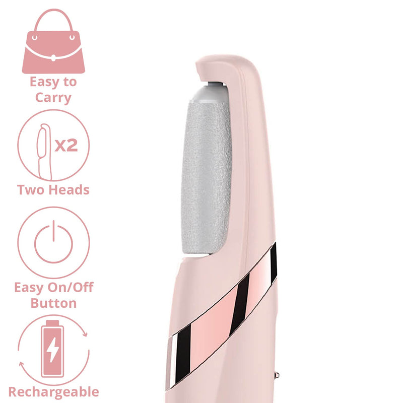 [Australia] - Finishing Touch Flawless Pedi - Rechargeable Electric Callus Remover Tool for an at-Home Spa Pedicure Experience - Removes Dry Skin for Smoother Feet Pedicure Tool 1 