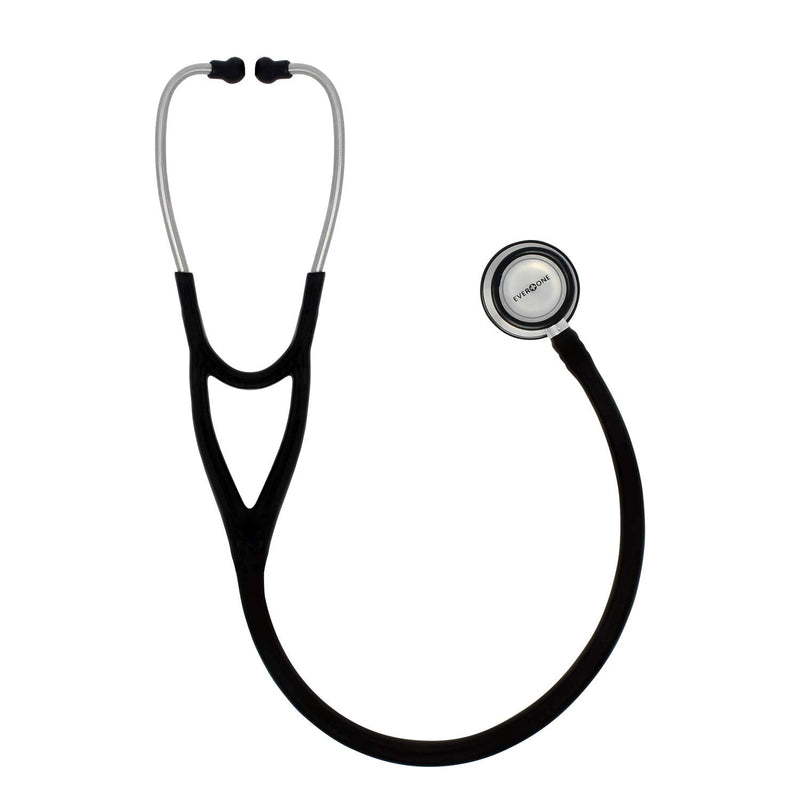 [Australia] - EverOne Premium Cardiology Stethoscope, Black Tube, 27 Inch 