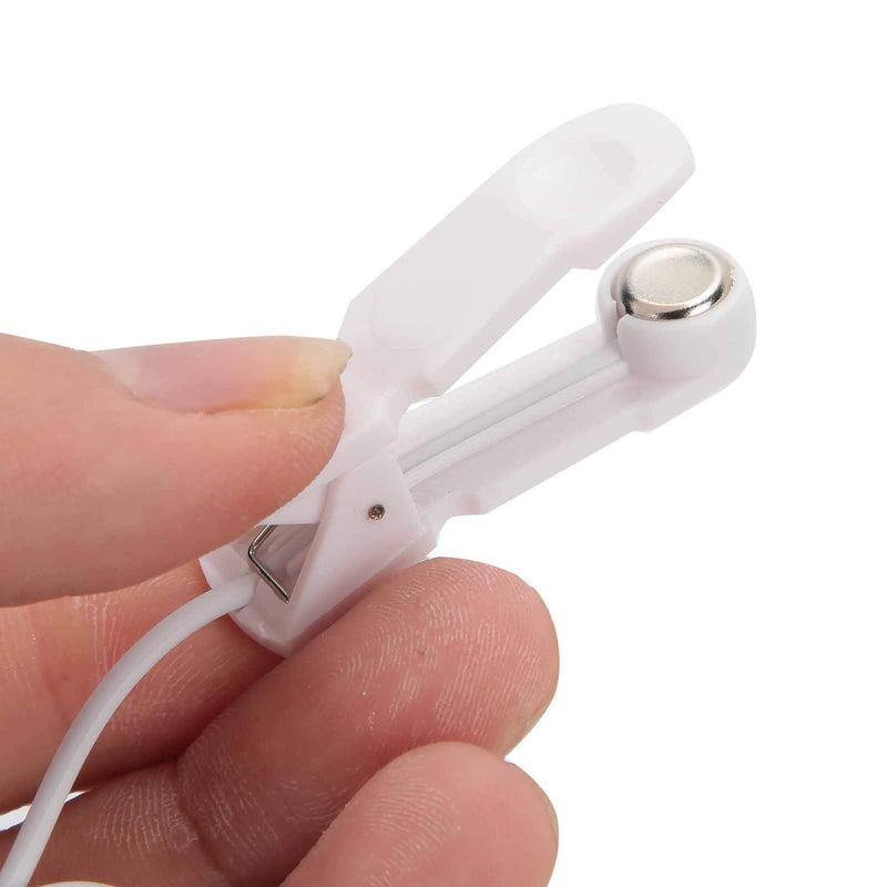 [Australia] - 5pcs 2.5mm Electrode Lead Cable, Ear Clip Electrode Wire Connecting Cable for Digital TENS Massage Machine 