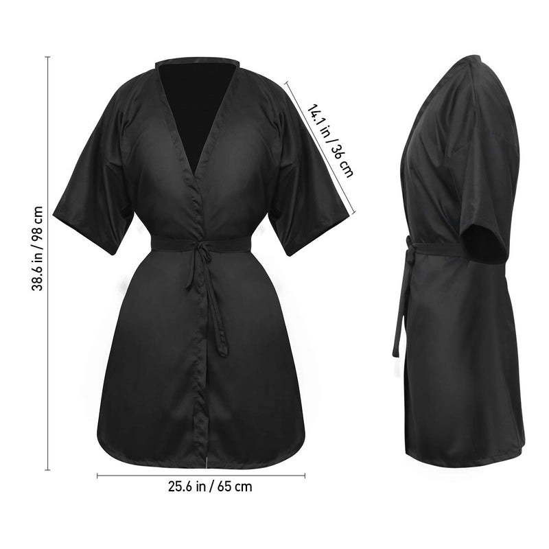 [Australia] - Lurrose Salon Client Gown Robes Hair Salon Cape Hair Cutting Smock Spa Cloth Spa Working Cloth 