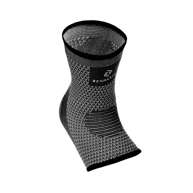 [Australia] - Achilles Tendon Support Brace, Plantar Fasciitis Sock, Ankle Compression Sleeve For Running, Tendonitis and Flat Feet Relief Gray Black Unisize 