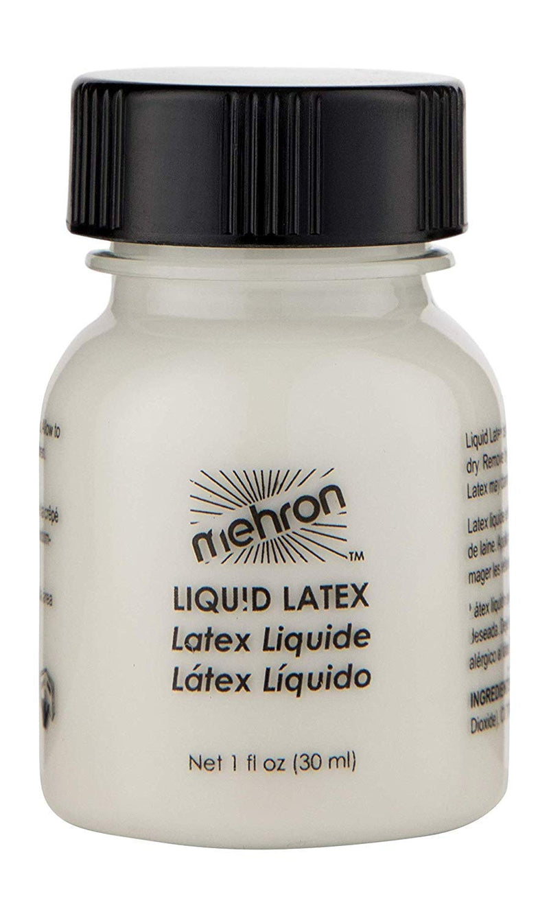 [Australia] - Mehron Makeup Liquid Latex (1 oz) (Clear Flesh) 1 Ounce Clear 