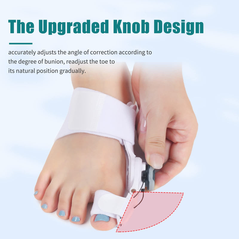 [Australia] - Tairibousy Bunion Corrector for Women Men Big Toe Orthopedic Bunion Toe Straightener for Bunion Pain Relief Adjustable Bunion Splint Brace for (1 Pc) 1 Pc 