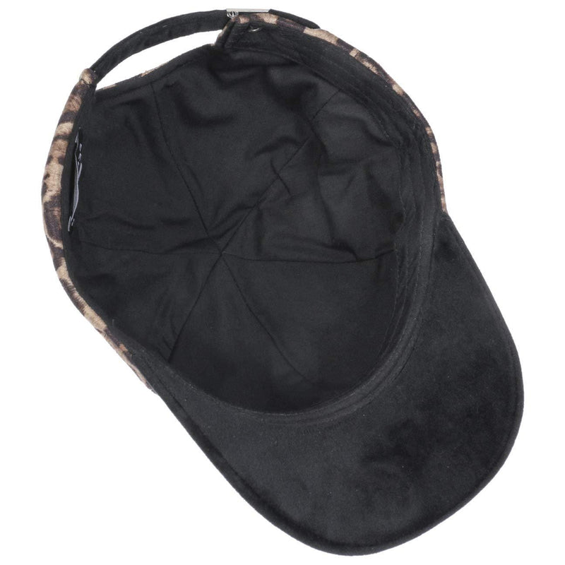 [Australia] - Seeberger Women´s Cap with Leopard Print Base Baseball brown 