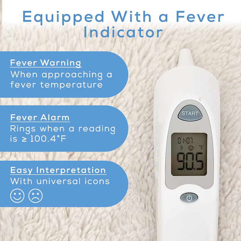 [Australia] - Beurer Digital Ear Thermometer - Measures Body, Room & Object Thermometer for Babies, Toddlers & Adults, FT58 