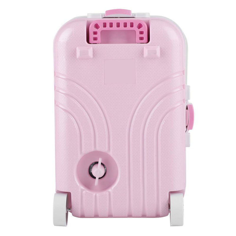 [Australia] - Aukson Girl Cute Pink Suitcase Model Mini Music Box Jewelry Case Craft Gift Kid Toys 